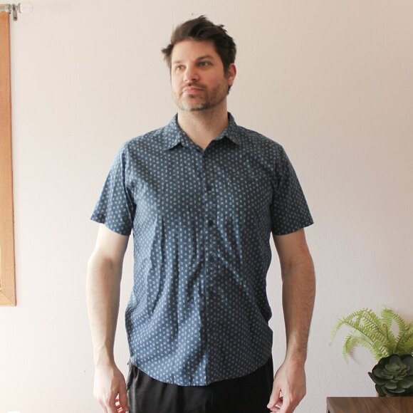 Patagonia Other - Patagonia Men's Go To Shirt Short Sleeve Button Up XL Blue